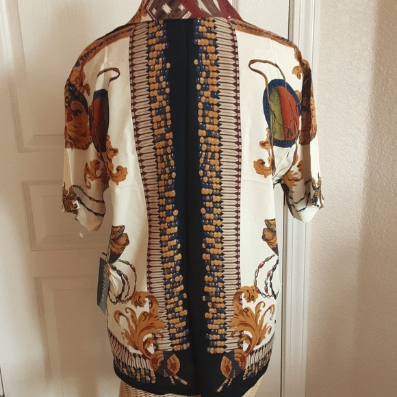 Karen Kane Vintage Tribal Print Top💖💖💖NWT - Picture 3 of 6